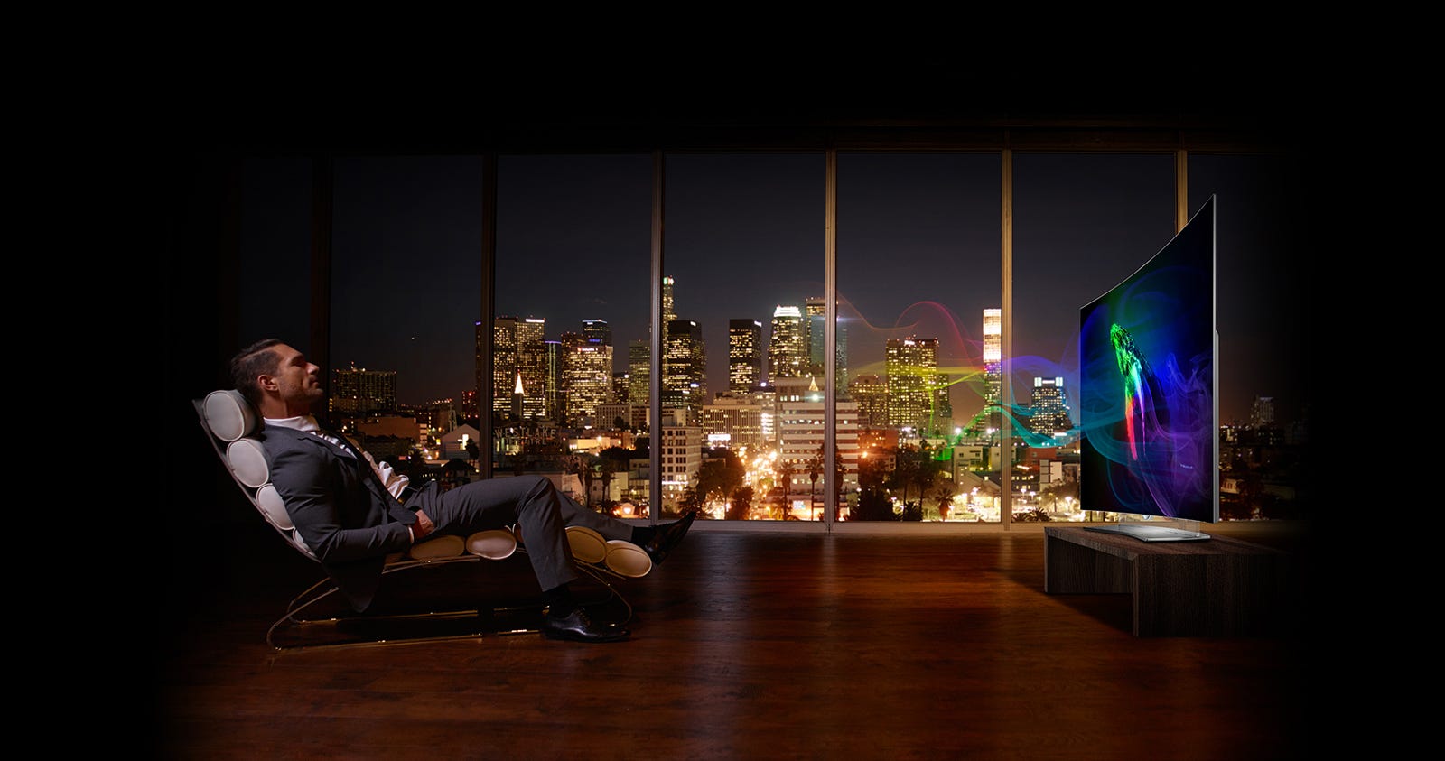 LG Curved OLED 4K Smart TV - 55